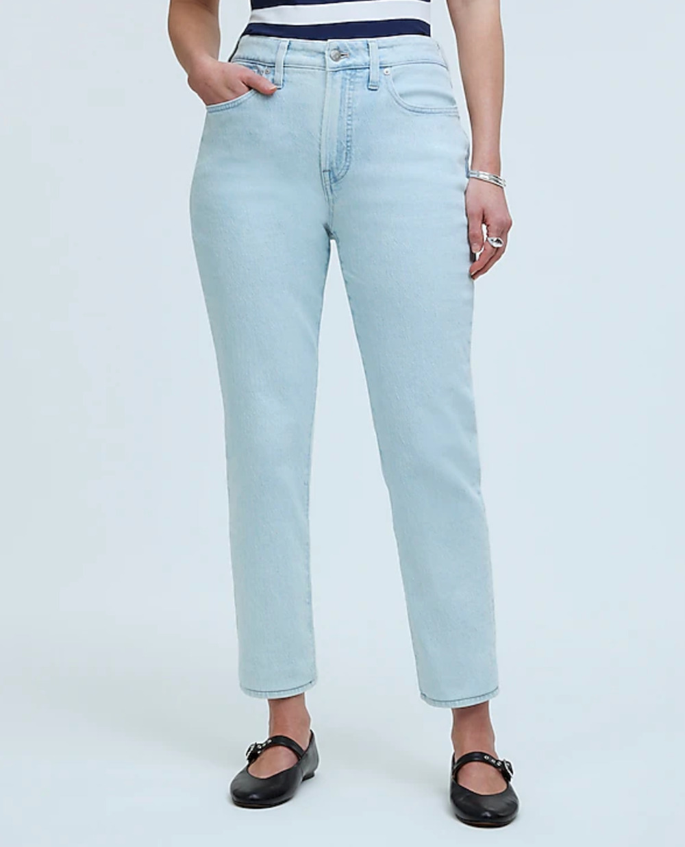 NEW Madewell The Curvy Perfect Vintage Jean Chesthunt Wash Blue High Waist US 28